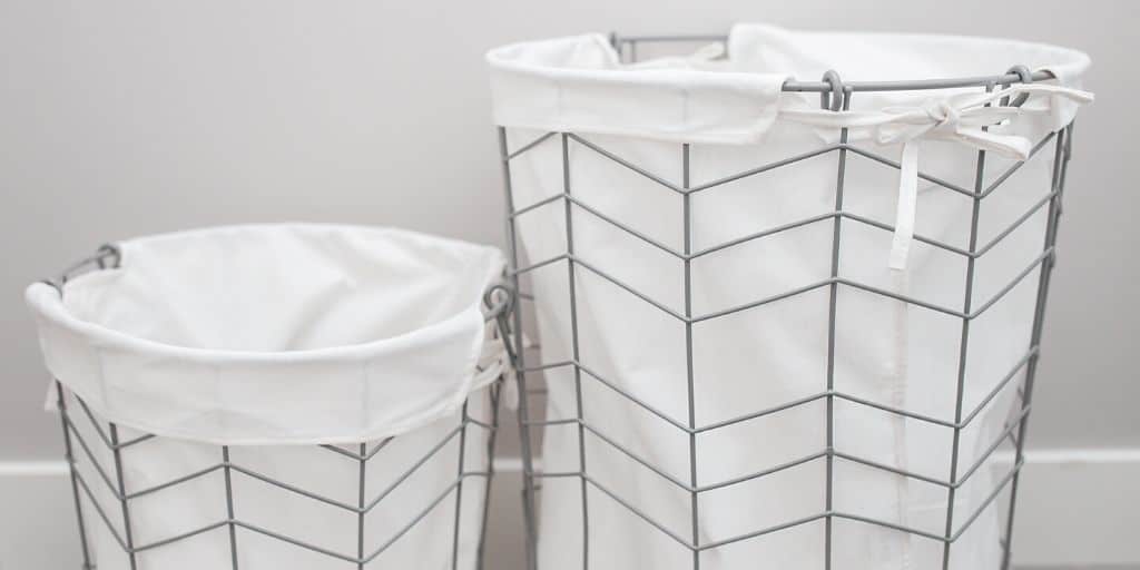 two baskets. Nine steps to figure out how to create a cleaning schedule that works for you.
